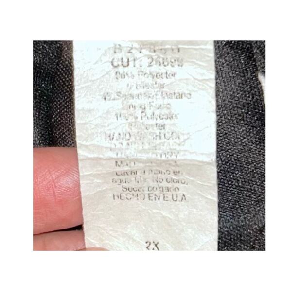 Women’s Black and White Polka Dot Dress Swing Pin-Up Size 2X Plus - Picture 8 of 8